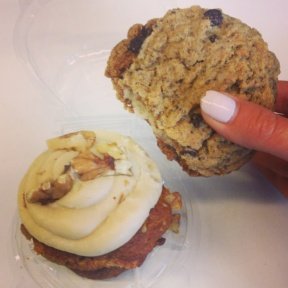 Gluten-free cookie and cupcake from Sun in Bloom